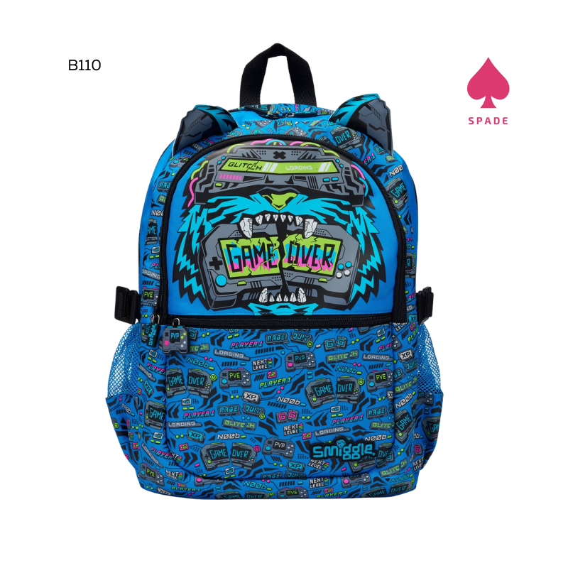 Smiggle Game Over Backpack B110