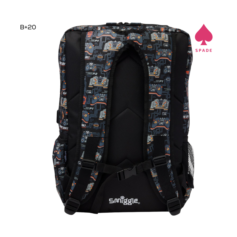 Smiggle Game on Console Attach Foldover Backpack B+20