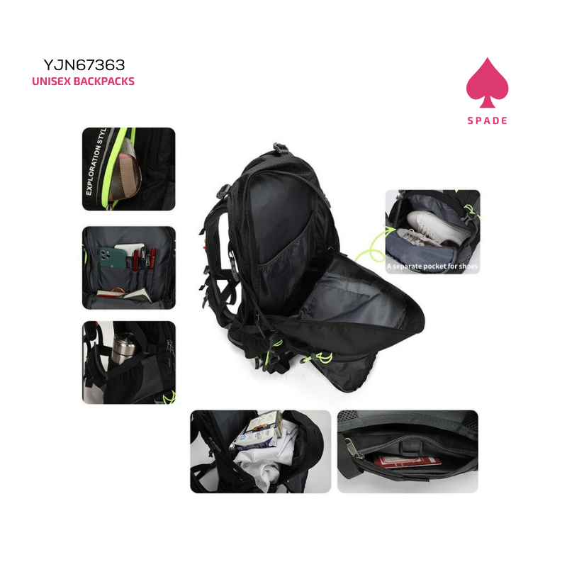 Aoking Unisex Backpack - YJN67363_1