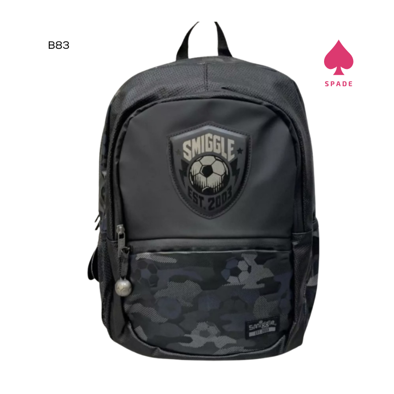 Smiggle Football Camouflage Backpack B83