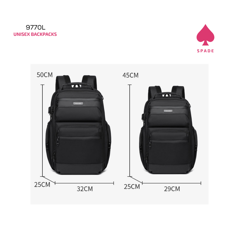 Ozuko Unisex Backpack 9770L_1