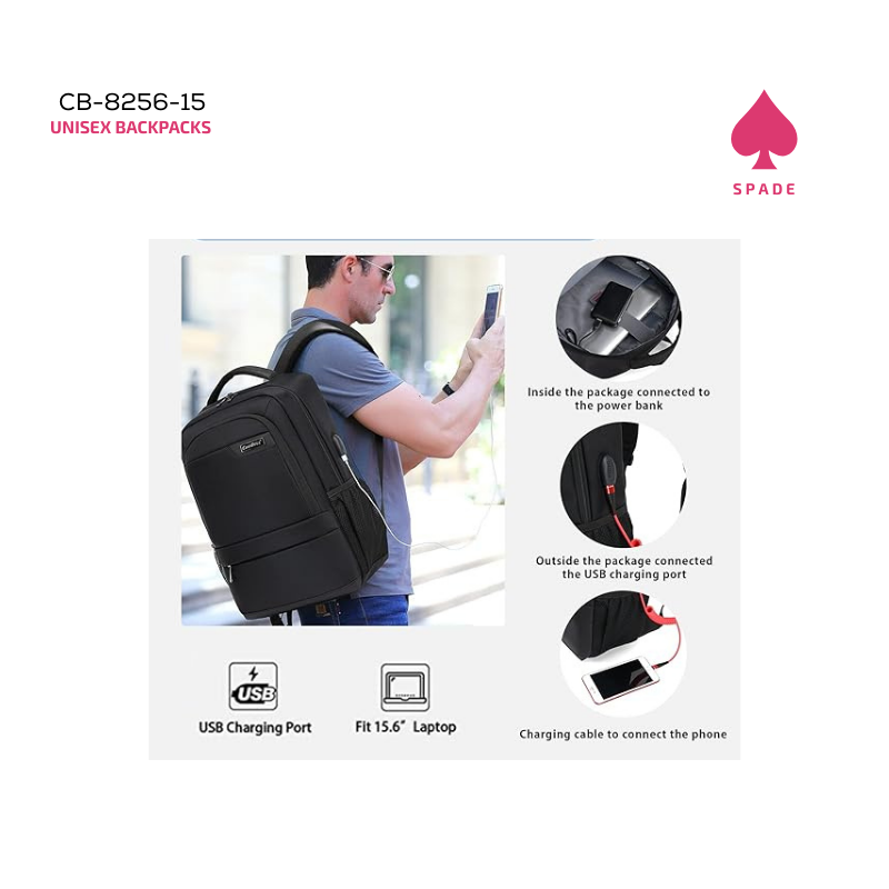 Coolbell Unisex Backpack CB-8256-15