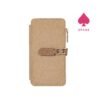 Bagco Textured Zip-Around Long Wallet