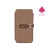Bagco Textured Zip-Around Long Wallet