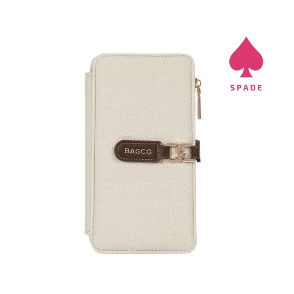 Bagco Textured Zip-Around Long Wallet