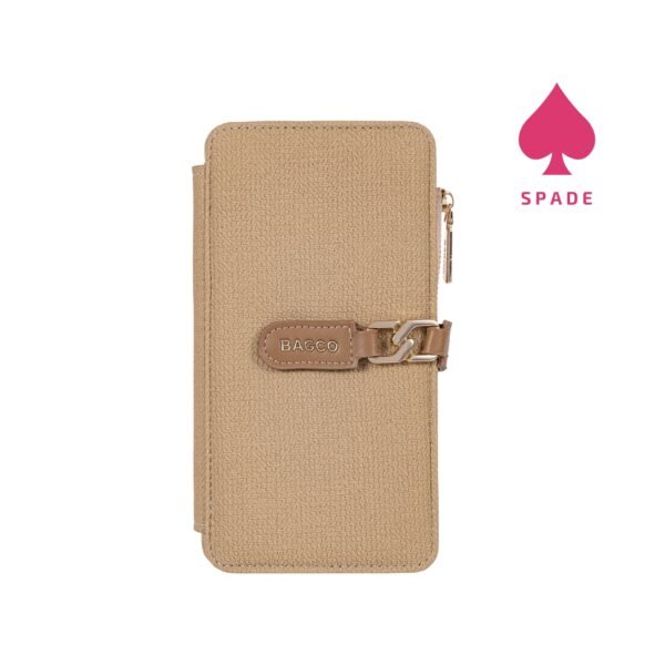 Bagco Textured Zip-Around Long Wallet