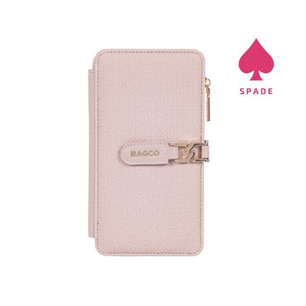 Bagco Textured Zip-Around Long Wallet