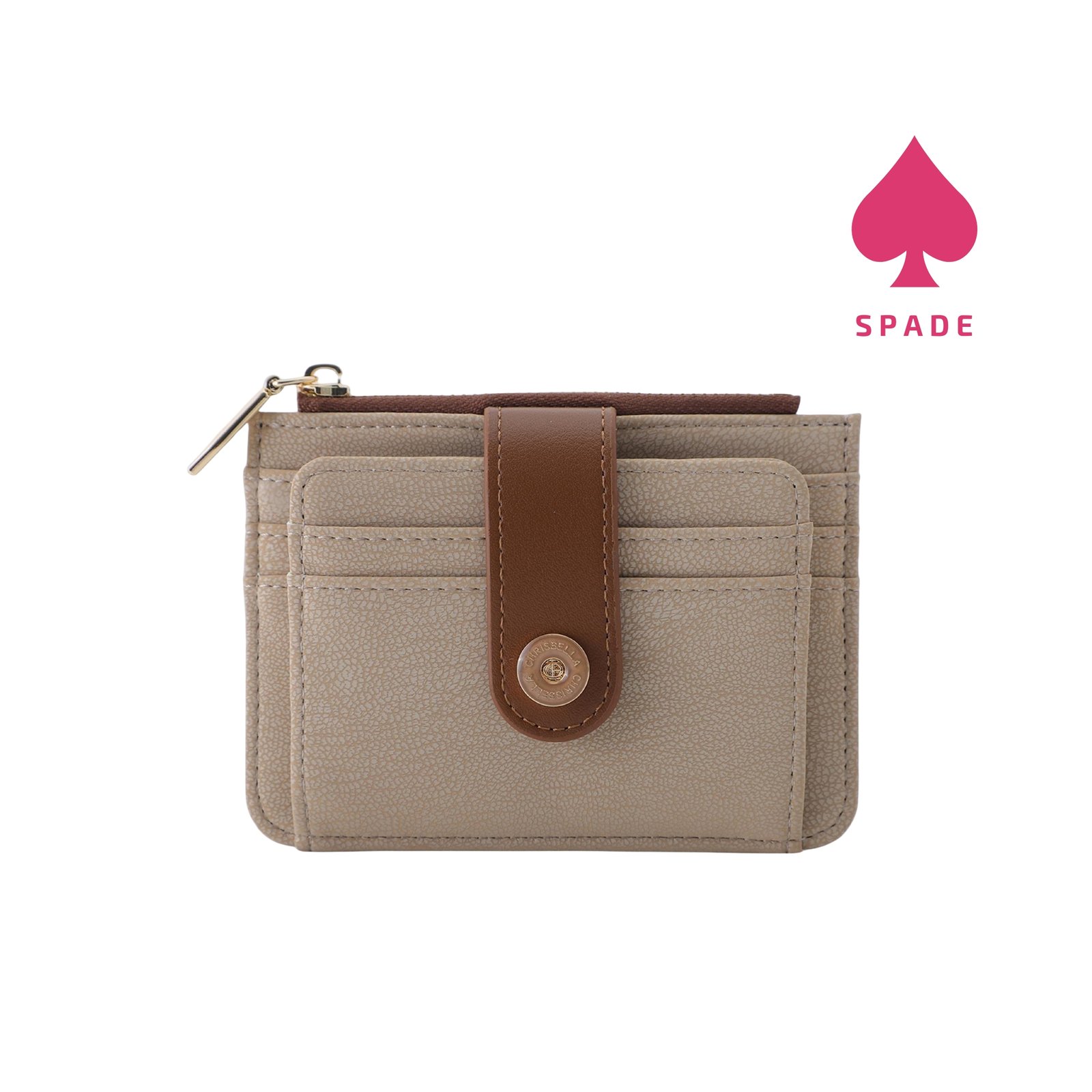 Chrisbella Compact Zip Card Holder Wallet