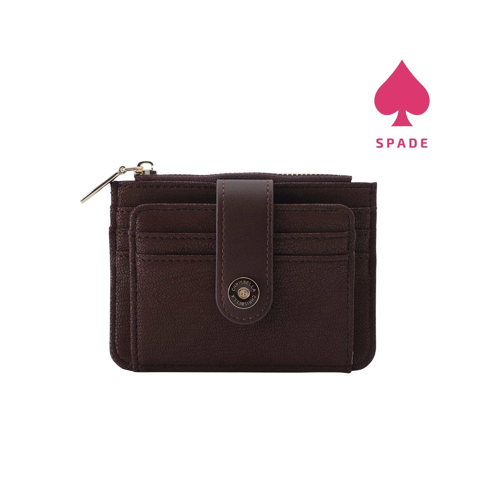 Chrisbella Compact Zip Card Holder Wallet