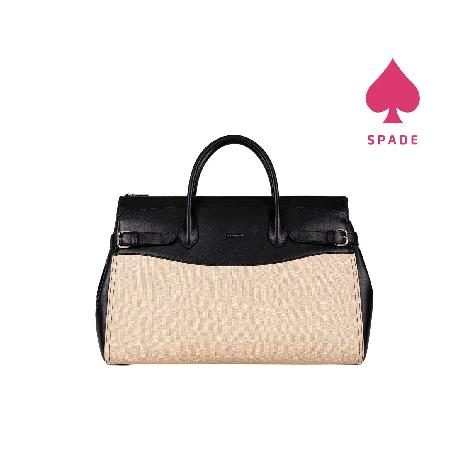 Chrisbella Buckle Detail Structured Duffel Bag