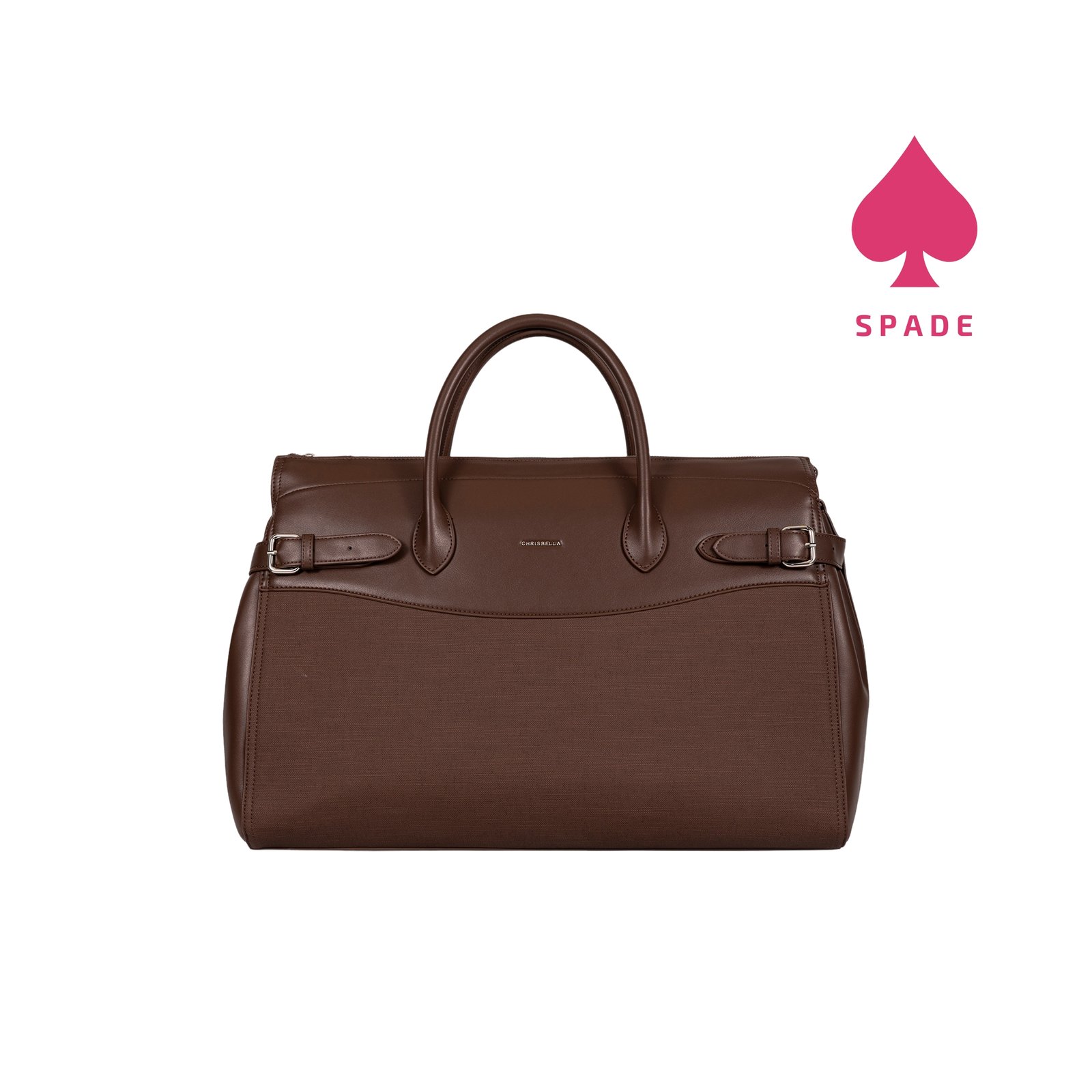 Chrisbella Buckle Detail Structured Duffel Bag