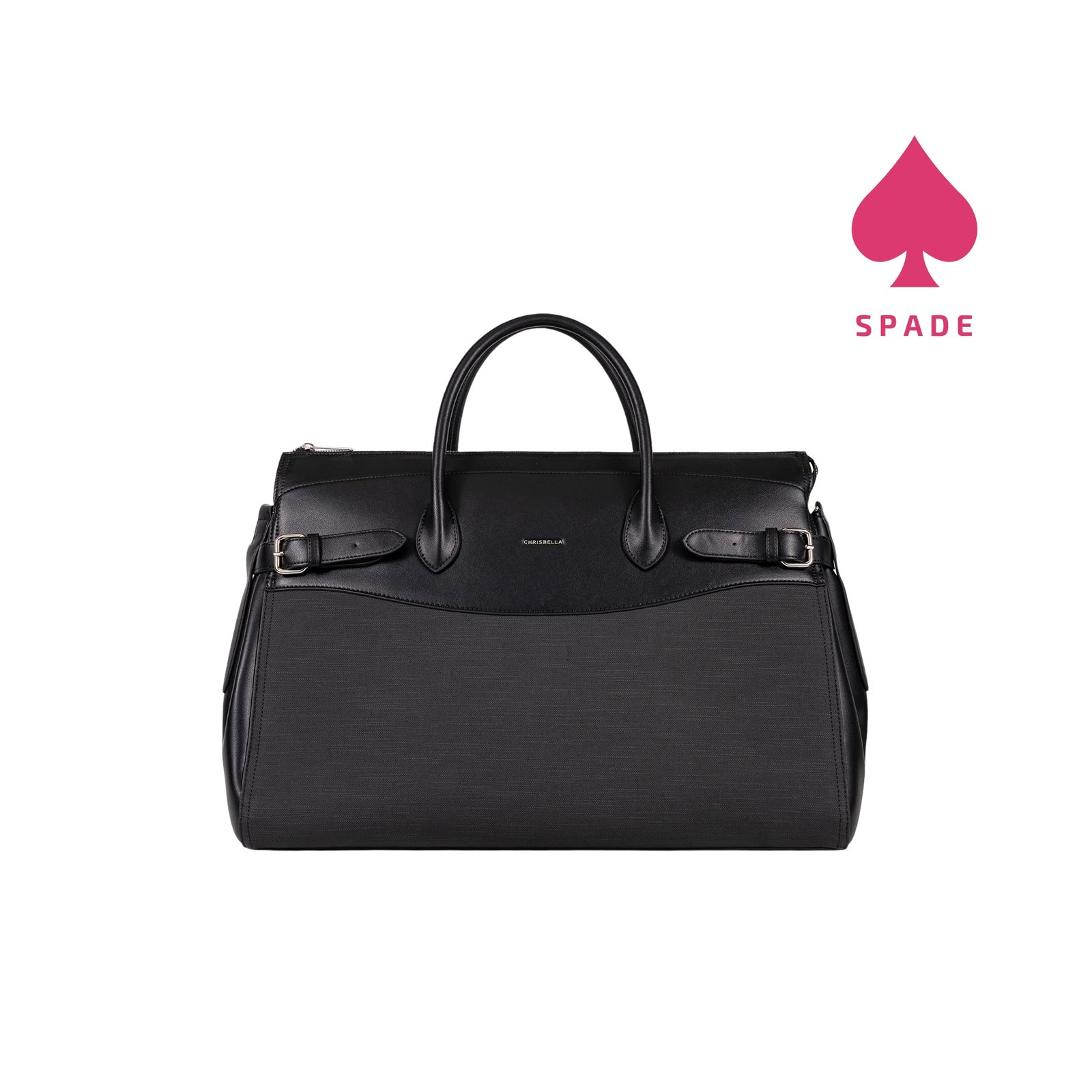 Chrisbella Buckle Detail Structured Duffel Bag