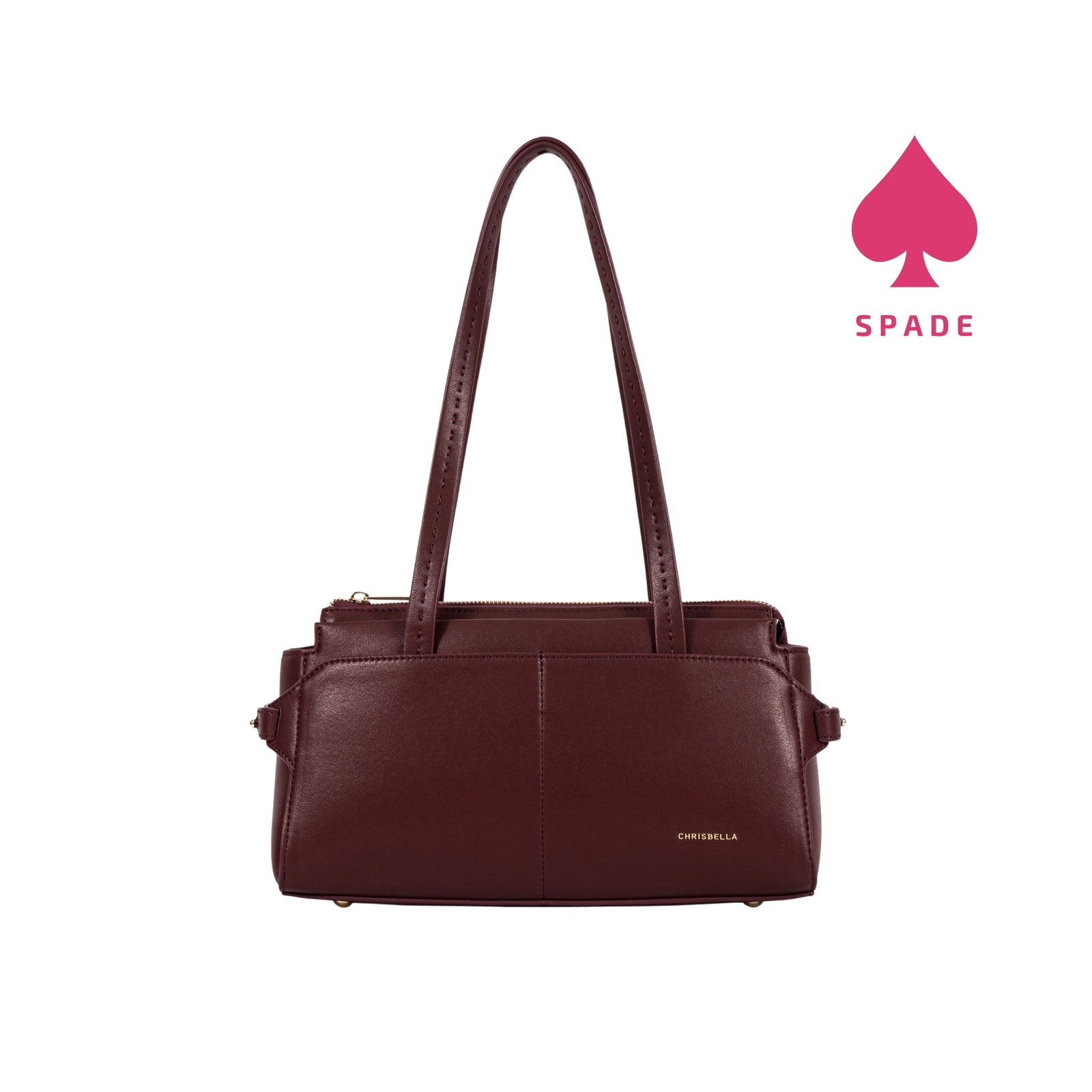 Chrisbella Side-Buckle Structured Side Bag