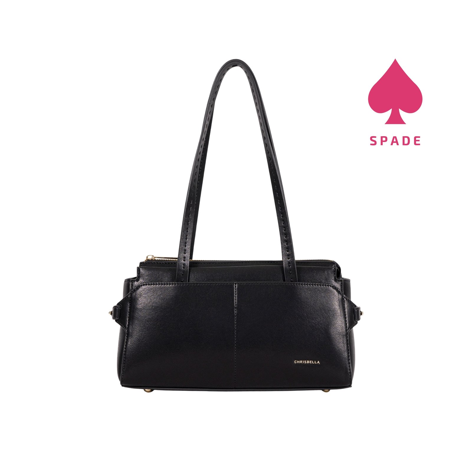 Chrisbella Side-Buckle Structured Side Bag