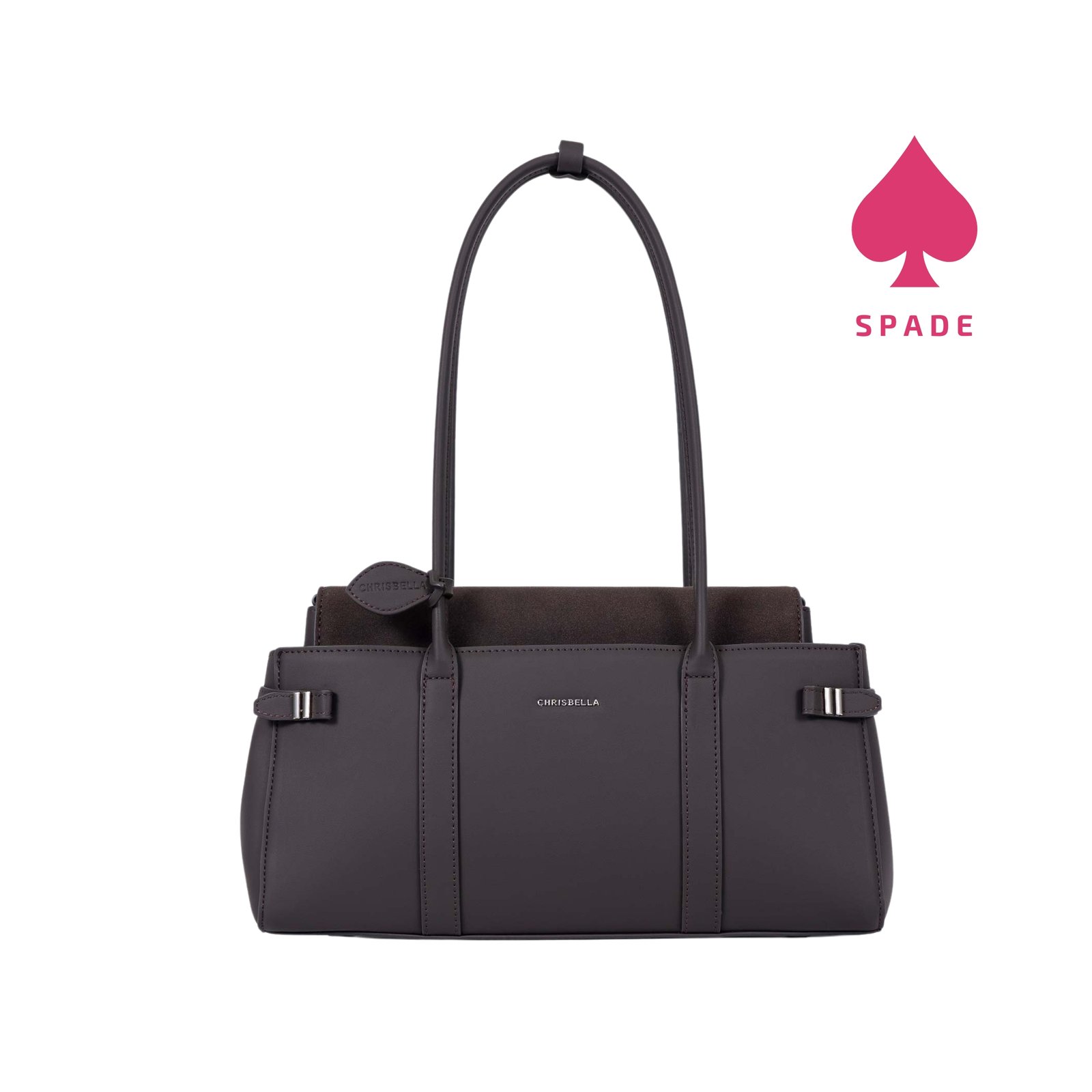 Chrisbella Buckle Detail Structured Side Bag