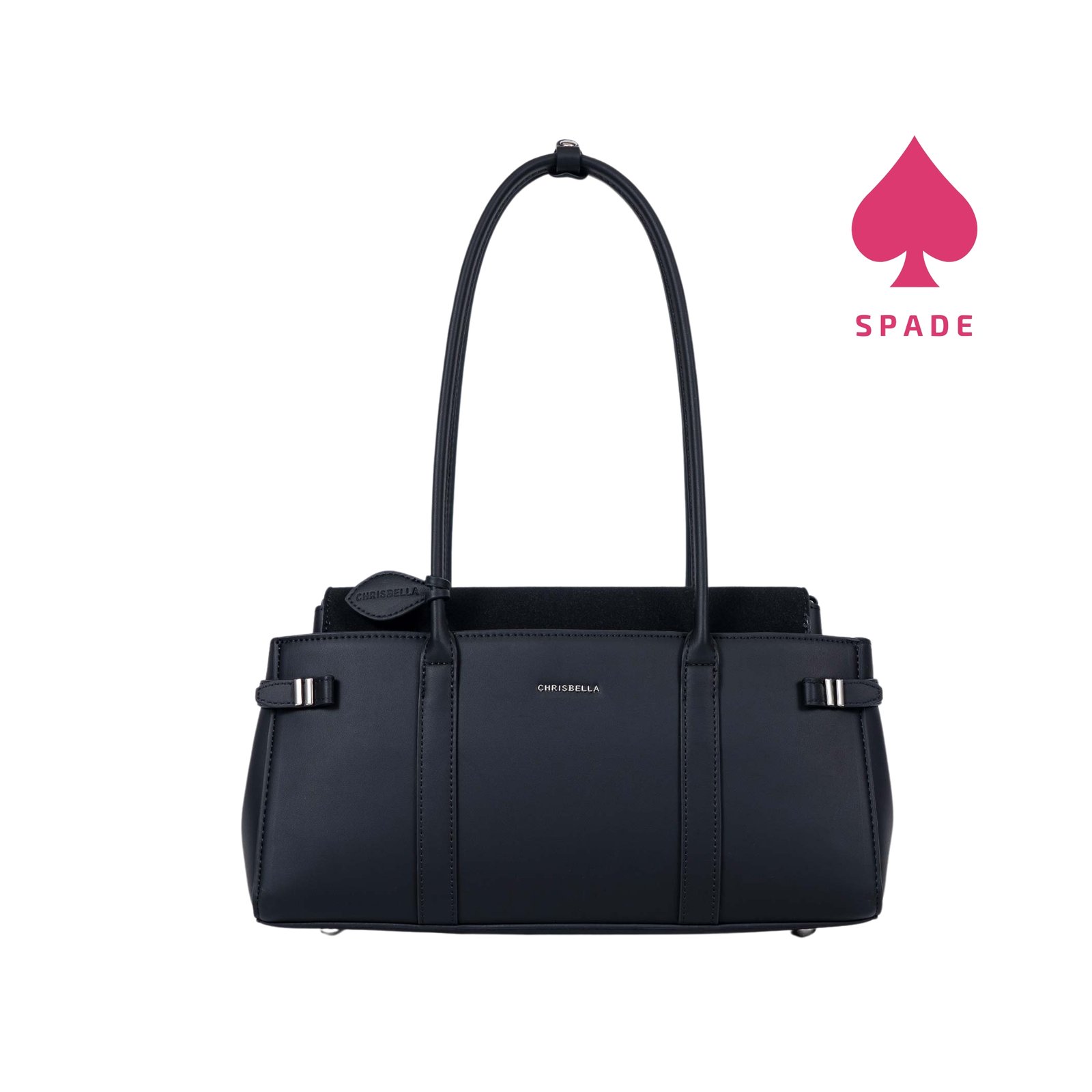 Chrisbella Buckle Detail Structured Side Bag