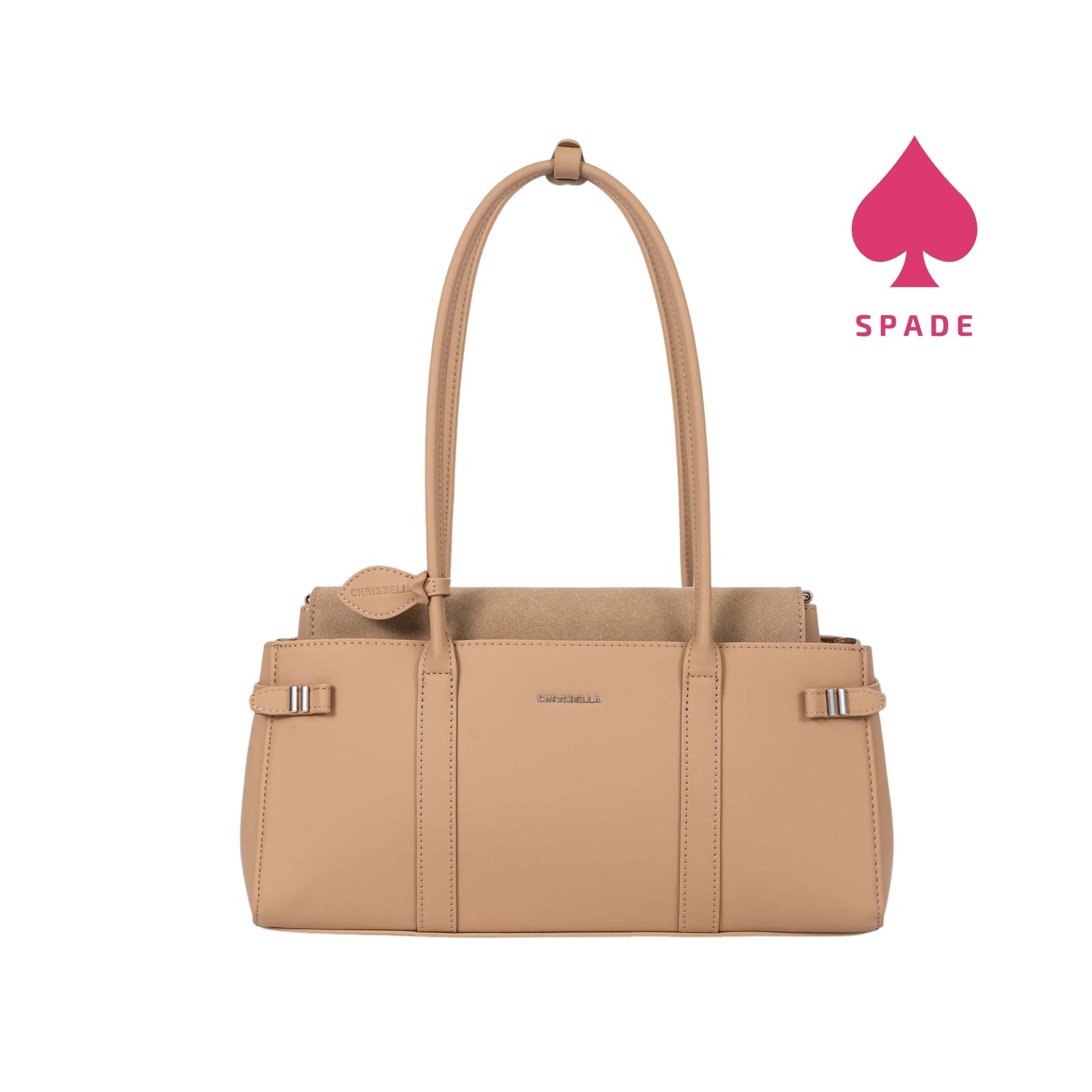 Chrisbella Buckle Detail Structured Side Bag