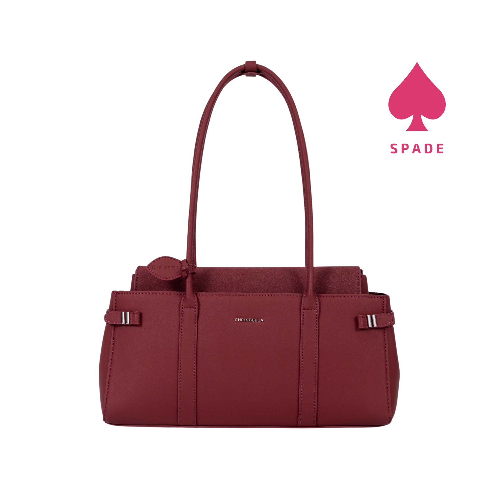 Chrisbella Buckle Detail Structured Side Bag