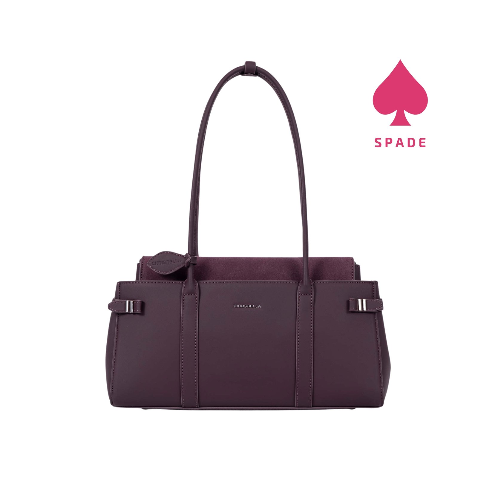 Chrisbella Buckle Detail Structured Side Bag