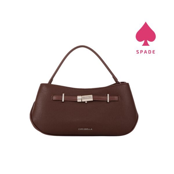 Chrisbella Turn-Lock Belt Detail Handbag