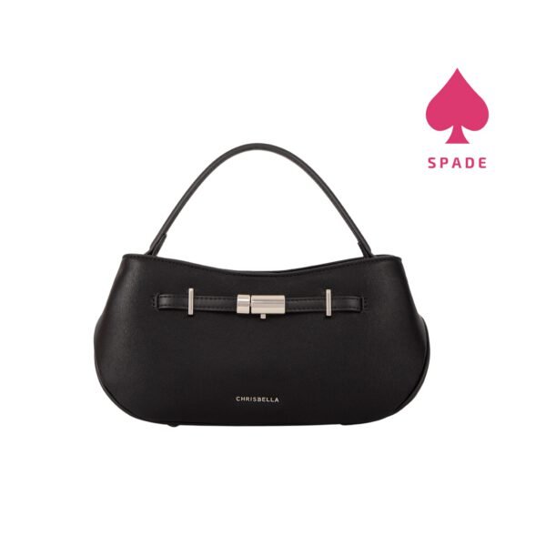 Chrisbella Turn-Lock Belt Detail Handbag