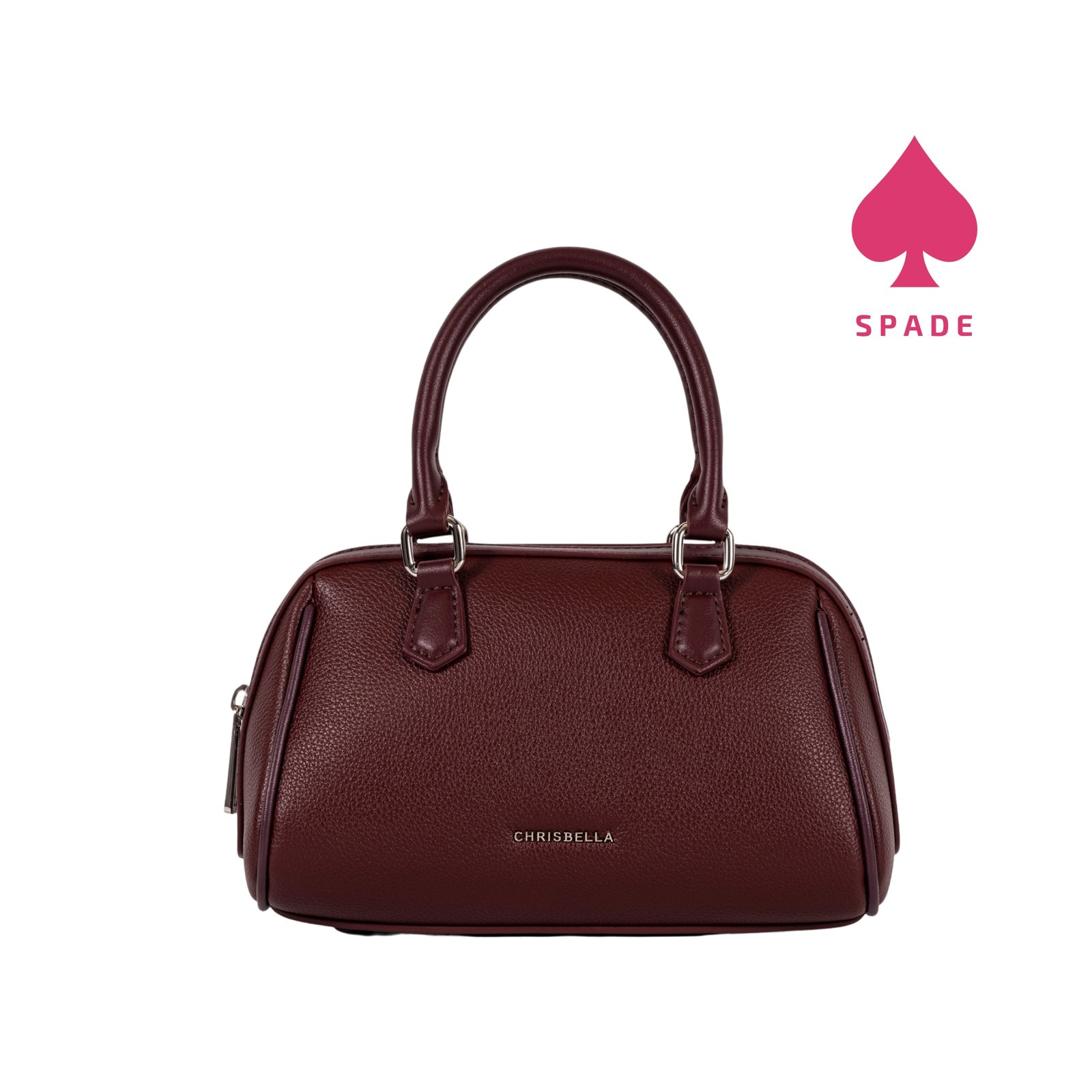 Chrisbella Classic Structured Top Handle Handbag