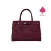 Chrisbella Buckle Detail Textured Handbag