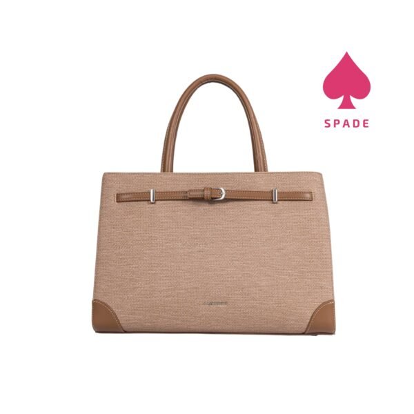 Chrisbella Buckle Detail Textured Handbag
