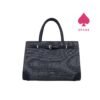 Chrisbella Buckle Detail Textured Handbag