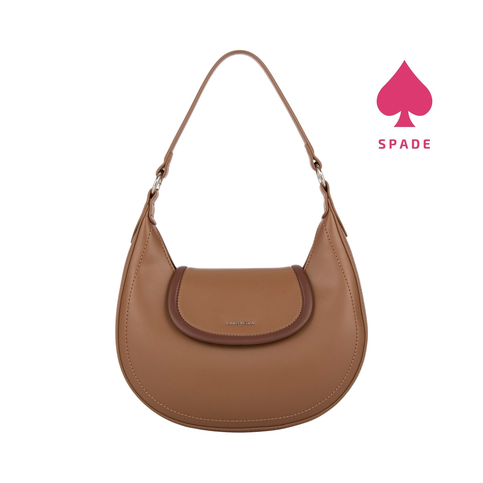 Chrisbella Contrast Trim Hobo Side Bag