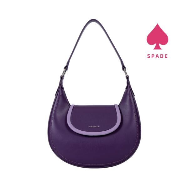 Chrisbella Contrast Trim Hobo Side Bag