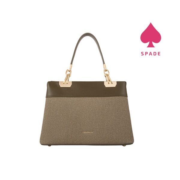 Chrisbella Textured Panel Structured Handbag