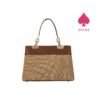 Chrisbella Textured Panel Structured Handbag