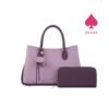 Chrisbella Floral Charm Structured Handbag