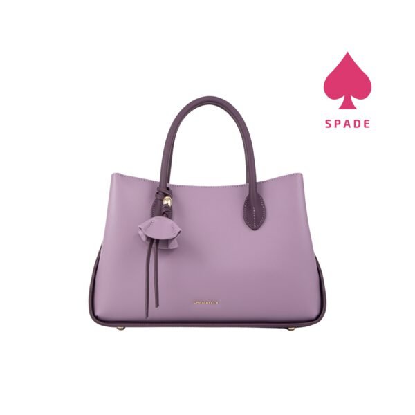 Chrisbella Floral Charm Structured Handbag