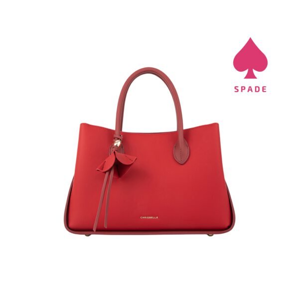 Chrisbella Floral Charm Structured Handbag