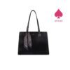 Chrisbella Scarf Accent Structured Tote Bag