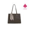 Chrisbella Scarf Accent Structured Tote Bag