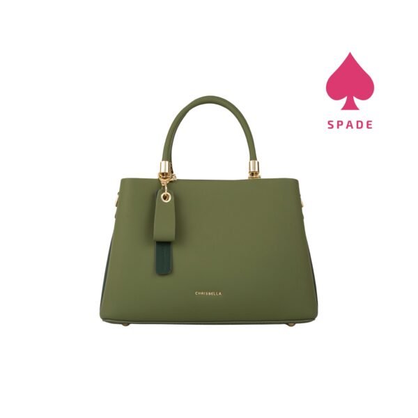 Chrisbella Structured Top Handle Handbag