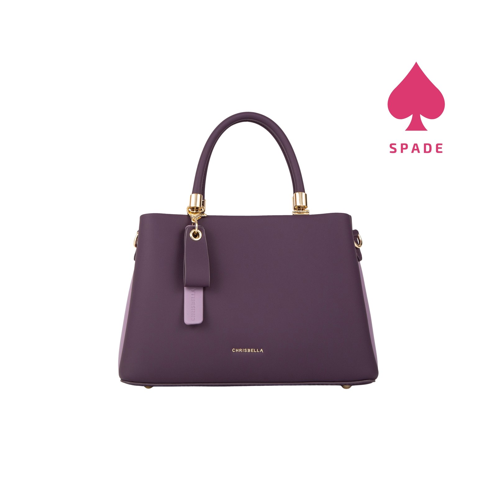 Chrisbella Structured Top Handle Handbag
