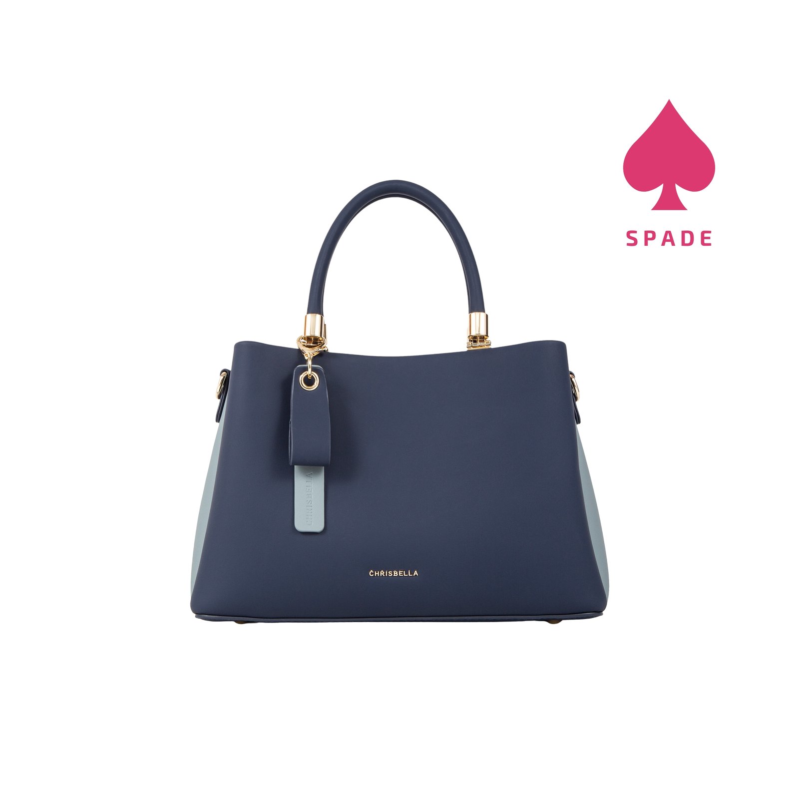 Chrisbella Structured Top Handle Handbag