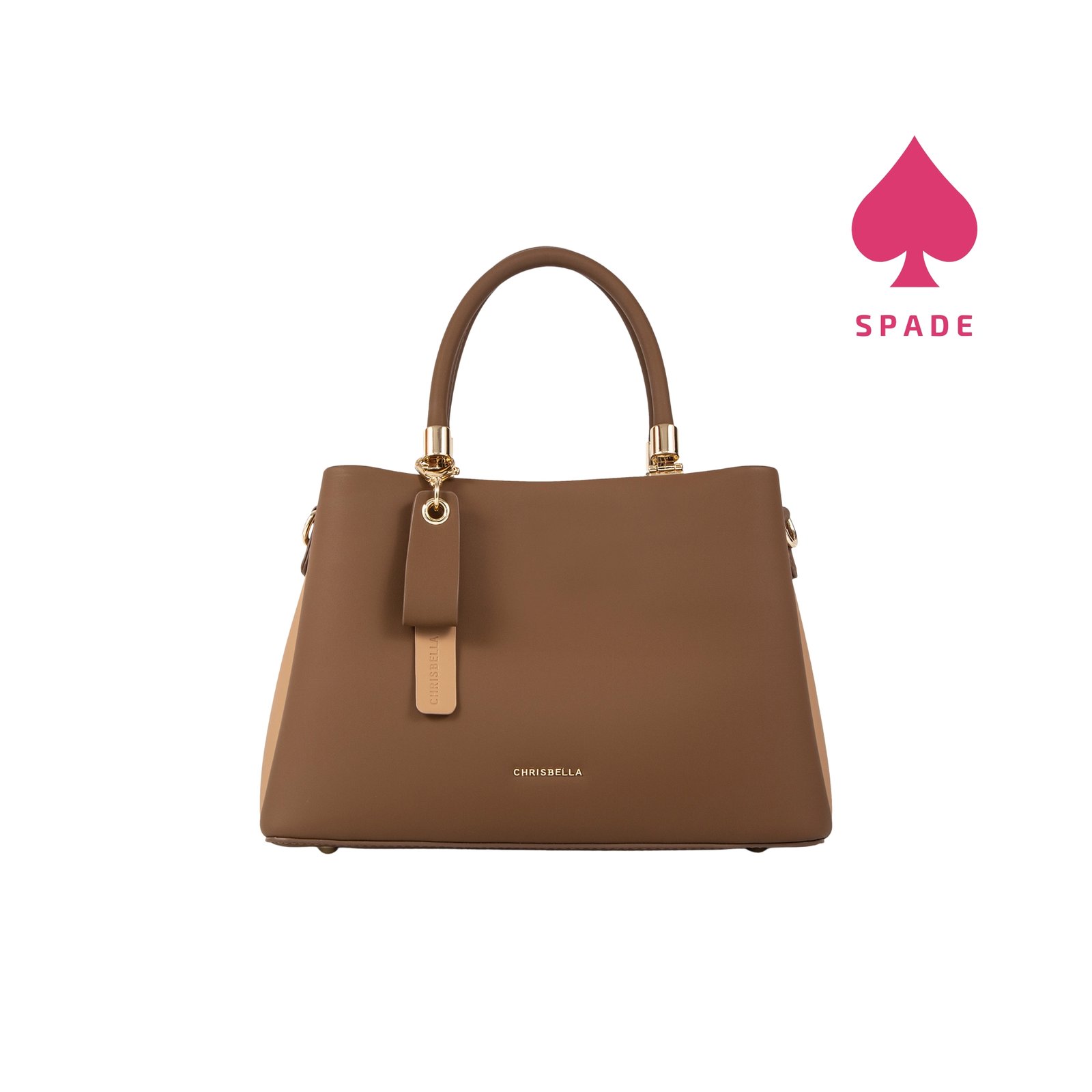 Chrisbella Structured Top Handle Handbag