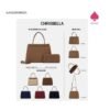 Chrisbella crimson grace handbag AA012506021