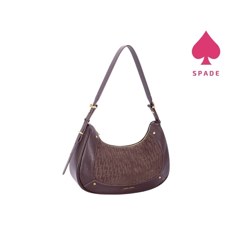 David Jones Monogram Crescent Shoulder Bag cm8719