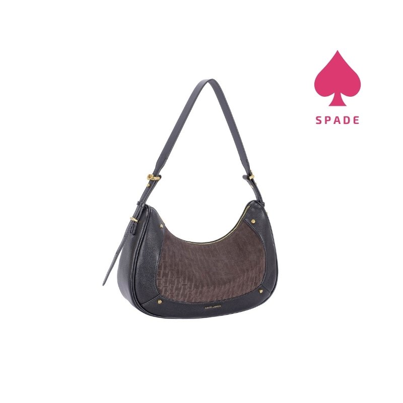 David Jones Monogram Crescent Shoulder Bag cm8719